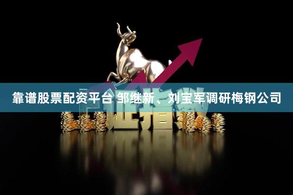 靠谱股票配资平台 邹继新、刘宝军调研梅钢公司